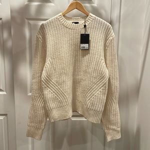 The Kooples Ecru Wool Sweater NWT